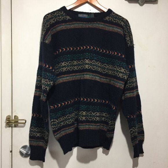 VINTAGE ETCHINGS KNITTED WOOL SWEATERS SIZE L - Picture 4 of 6